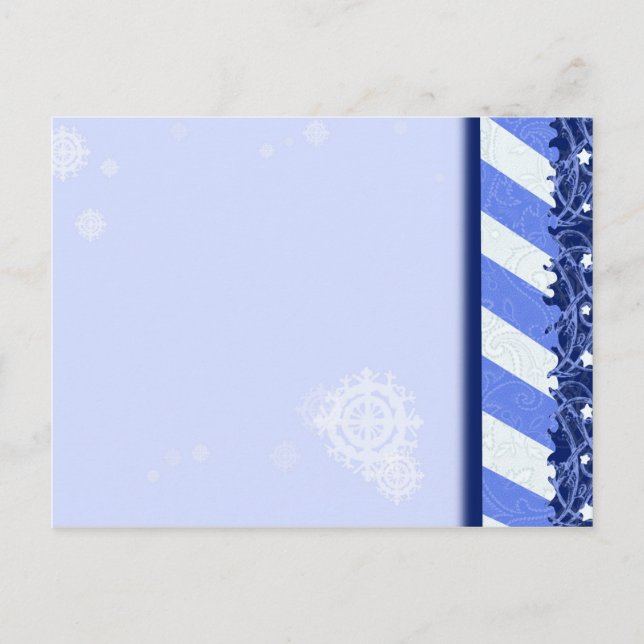 Winter Blue Postcard (Front)