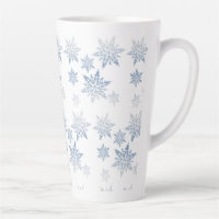 Winter Blue Snowflakes