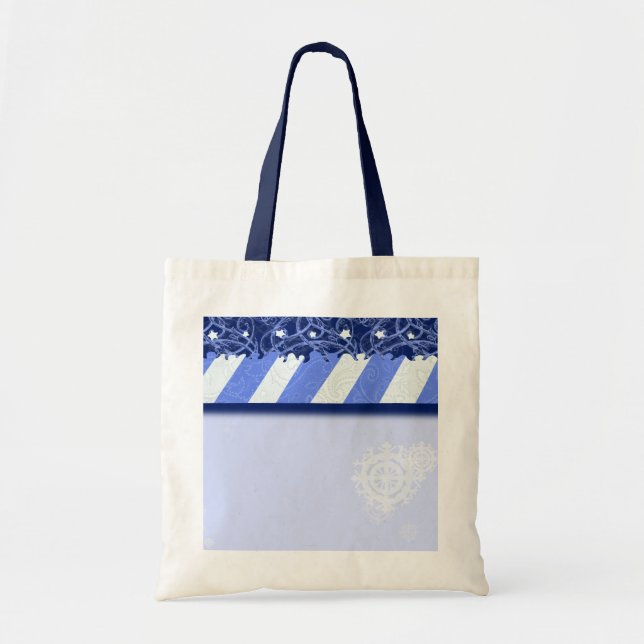 Winter Blue Tote Bag (Front)