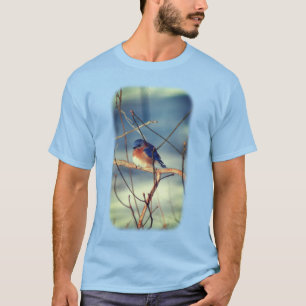 Winter Bluebird Animal Nature  T-Shirt