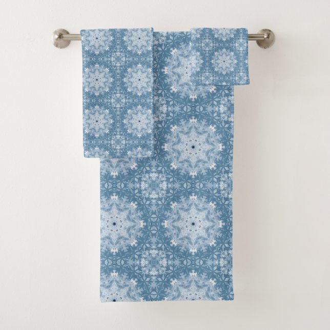 Winter Blues Bath Towel Set (Insitu)
