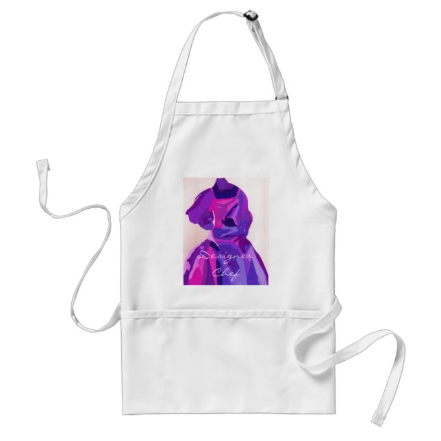 Winter Blues "Designer Chef" Apron - Customisable (Front)