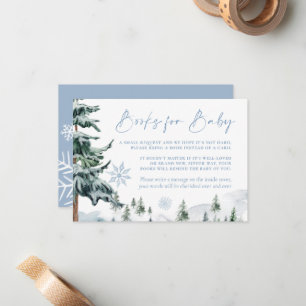 Winter Books for Baby Card