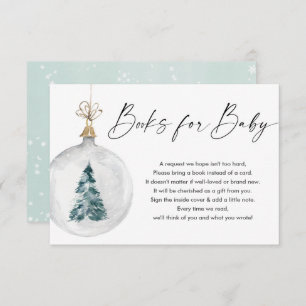 Winter books for baby gender neutral book request enclosure card