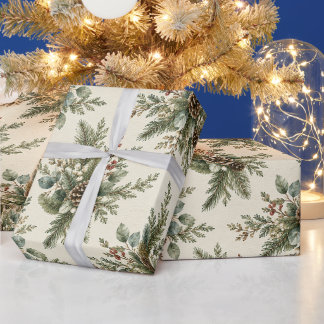 Winter Botanica Signature Pine & Eucalyptus Wrapping Paper