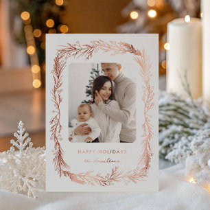 Winter Botanical Foliage Leaves Berries Christmas