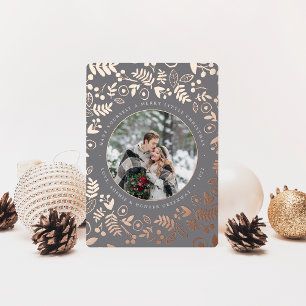 Winter Botanical Photo Rose Gold