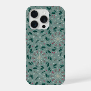 Winter Botanical Snowflake IPhone Case