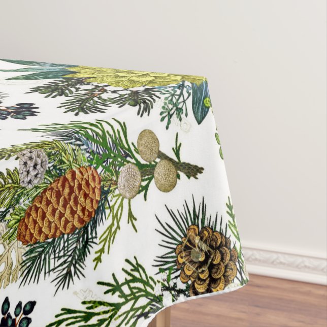 winter botanical tablecloth (In Situ)