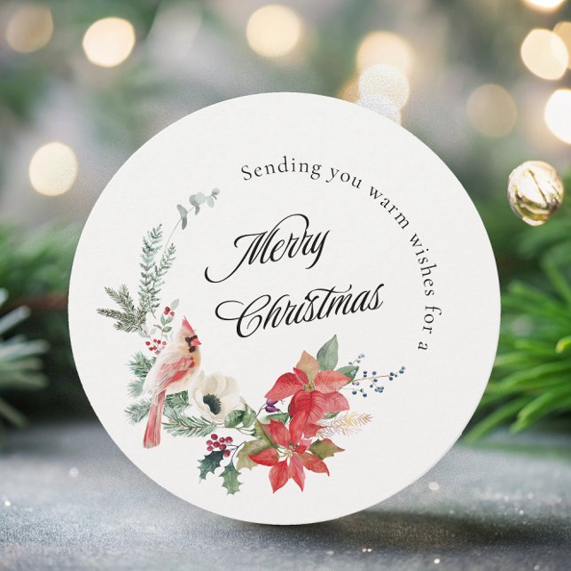 Winter Botanicals Merry Christmas Holiday Card (Creator Uploaded)