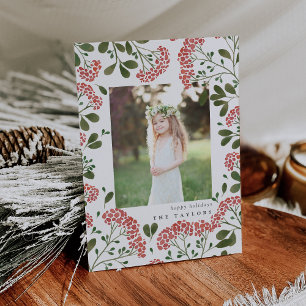 Winter Bouquet   Holiday Photo Card
