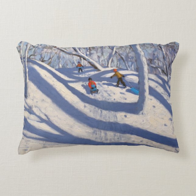 Winter Bramcote Nottingham 2009 Decorative Cushion (Front)