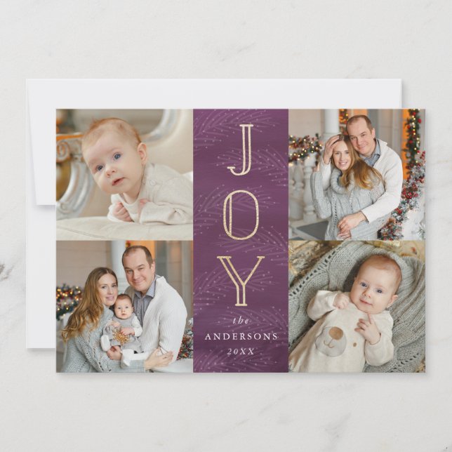 Winter Branches | Holiday Photo Card (Front)