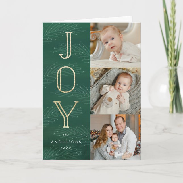 Winter Branches | Holiday Photo Greeting Card (Front)