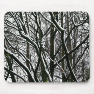 Winter Branches Mouse Pad