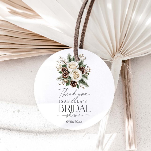 Winter Bridal Shower  Favour Tags (Creator Uploaded)