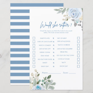 Winter Bridal Shower Games