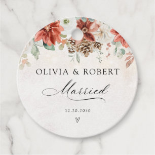 Winter Bridal Shower Gift Tag