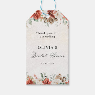 Winter Bridal Shower Gift Tag