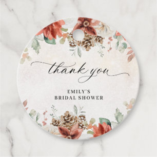 Winter Bridal Shower Gift Tag