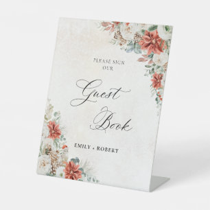 Winter Bridal Shower Guest Book Sign