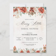Winter Bridal Shower Invitation