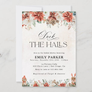 Winter Bridal Shower Invitation
