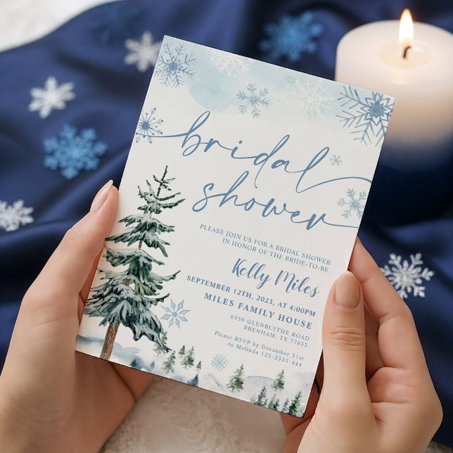 Winter Bridal Shower Invitation, Bridal Shower Invitation (Creator Uploaded)