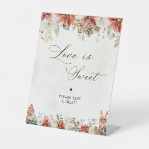 Winter Bridal Shower Love Is Sweet Sign