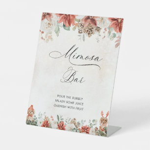 Winter Bridal Shower Mimosa Bar Sign