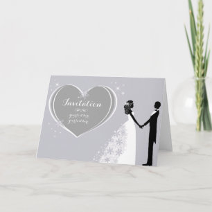 Winter Bride & Groom Invitation