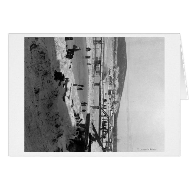 Winter bridge over River at Fairbanks (Front Horizontal)