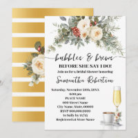 Winter Bubbles & Brews Coffee Bridal Shower