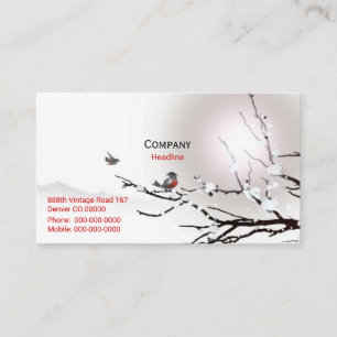 Winter Business Card
