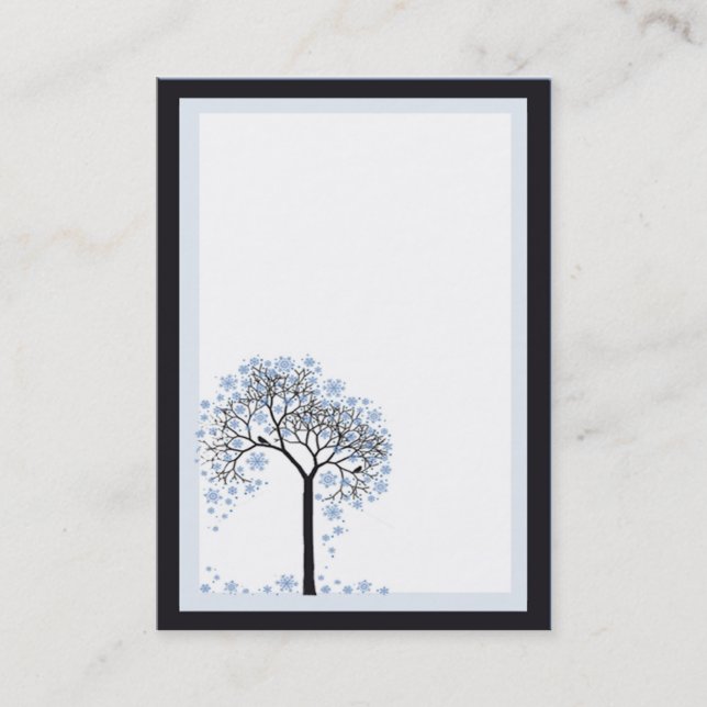 Winter Business Card (Front)