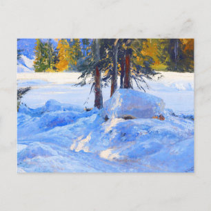 Winter by Edward Theodore Compton Postcard