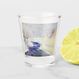 Winter (by Guy Rose) Shot Glass