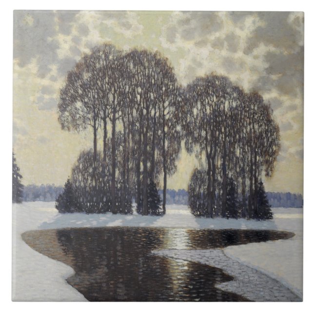 Winter (by Vilhelms Purvitis) Tile (Front)