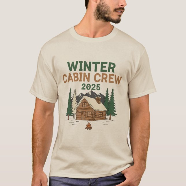Winter Cabin Crew 2025 T-Shirt (Front)