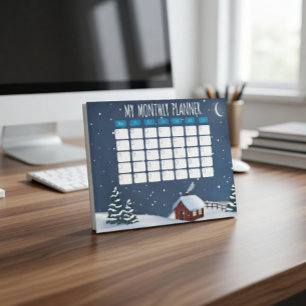 Winter Cabin Night Post-it® Notes