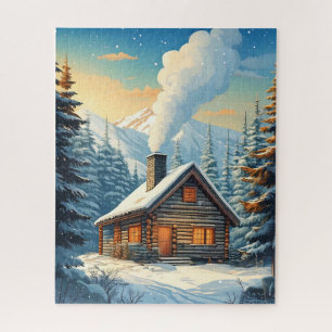 Winter Cabin Puzzle