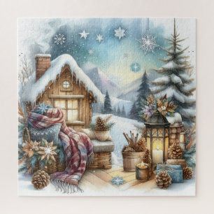 Winter Cabin Puzzle