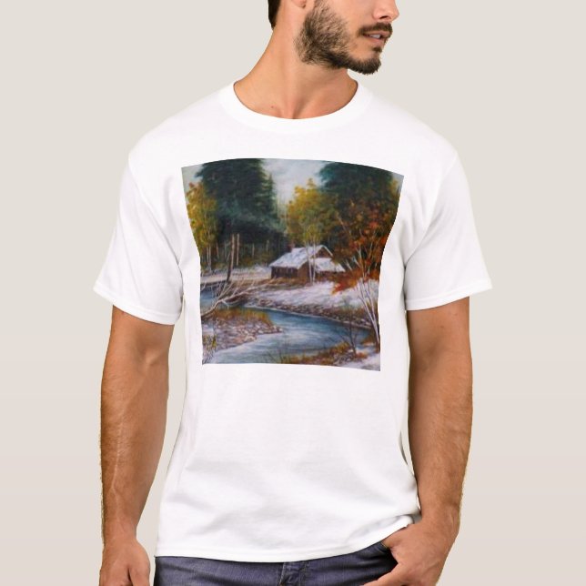 Winter Cabin T-Shirt (Front)