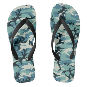 Winter Camo Pattern Jandals