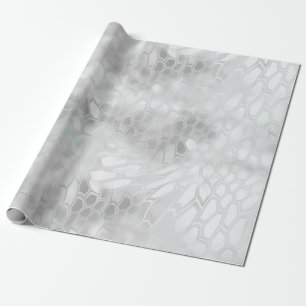 "WINTER CAMO" WRAPPING PAPER