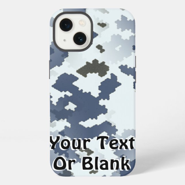 Winter Camouflage iPhone Case (Back)
