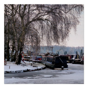 WINTER CANAL POSTER