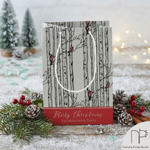 Winter Cardinal Gift Bag