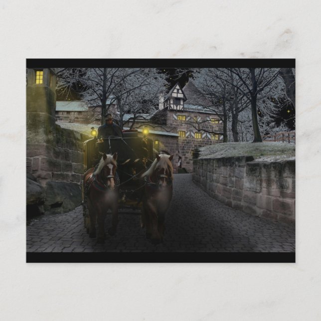 winter castle postcard (Front)