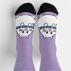 Winter cat socks